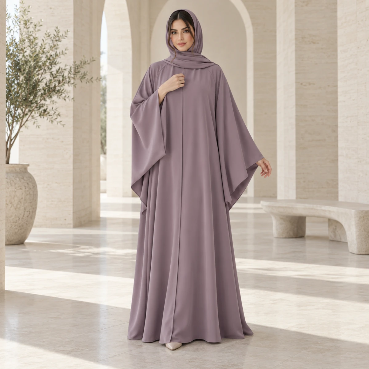 عباية أكمام فراشة