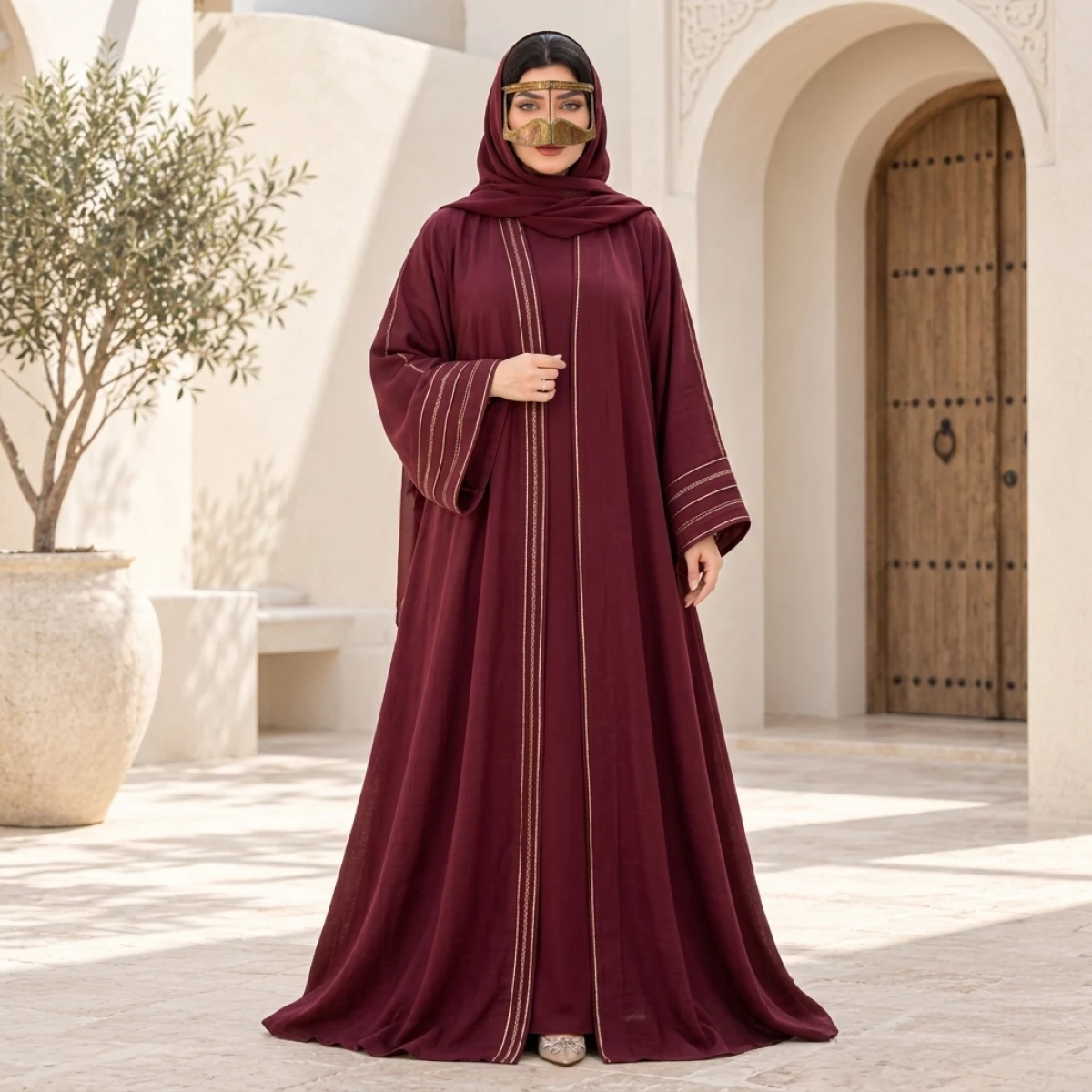 برقع خليجي تقليدي