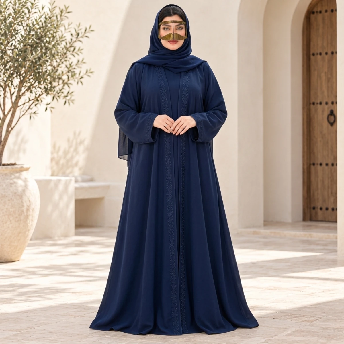 برقع خليجي تقليدي