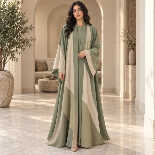 عباية ملونة ناعمة